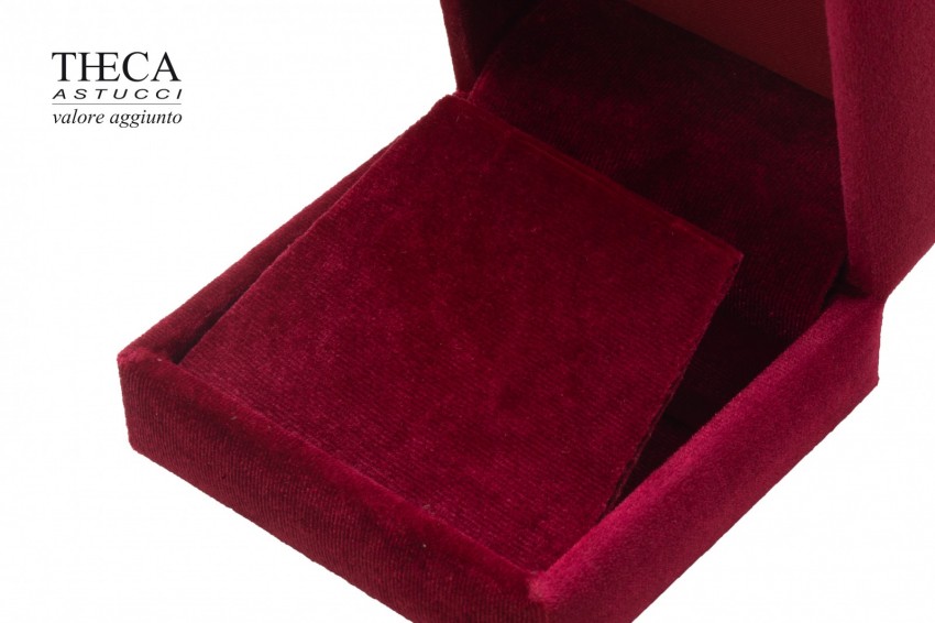 Brillante classic astuccio per pendente orecchini 90x87x62 rosso - BRC3720 - Foto 6