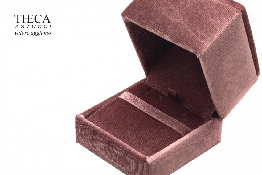 Brillante classic presentation box for ring earring 75x72x66 sand - BRC0353 - Photo 5