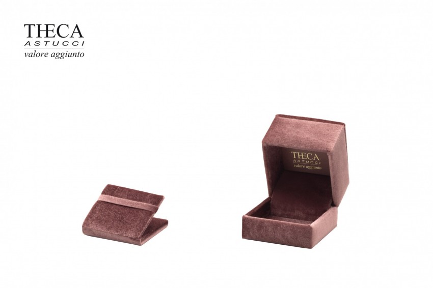 Brillante classic presentation box for ring earring 75x72x66 sand - BRC0353 - Photo 2
