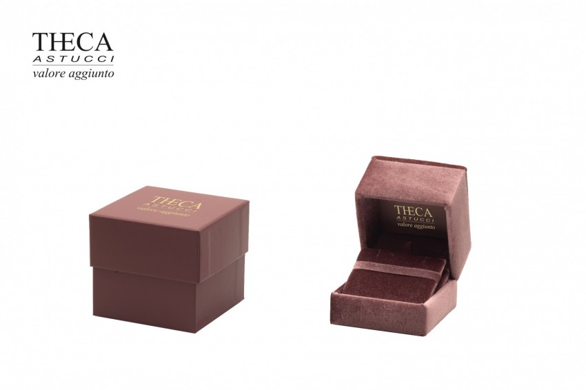 Brillante classic presentation box for ring earring 75x72x66 sand - BRC0353 - Photo 4