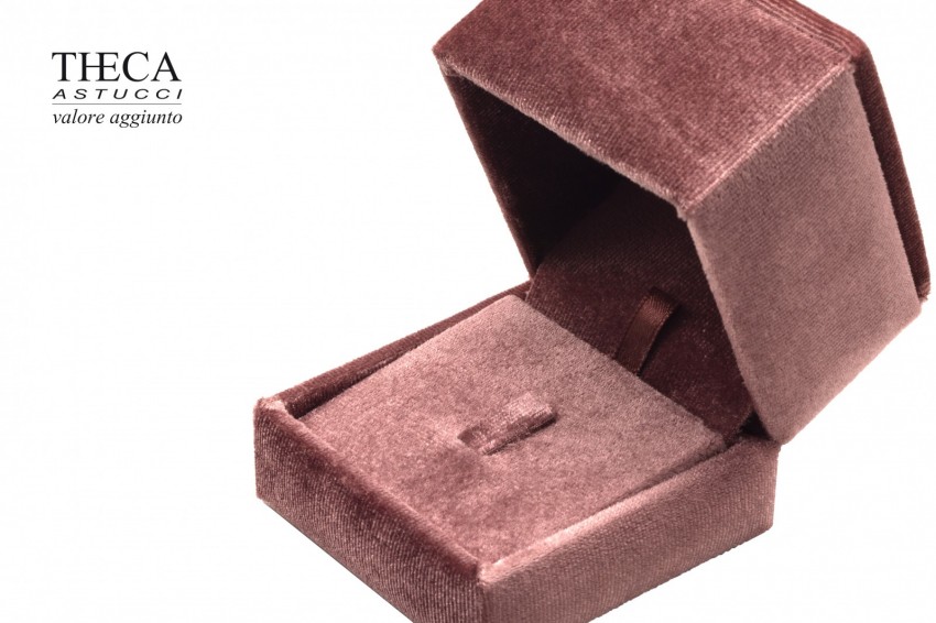 Brillante classic presentation box for ring earring 75x72x66 sand - BRC0353 - Photo 6