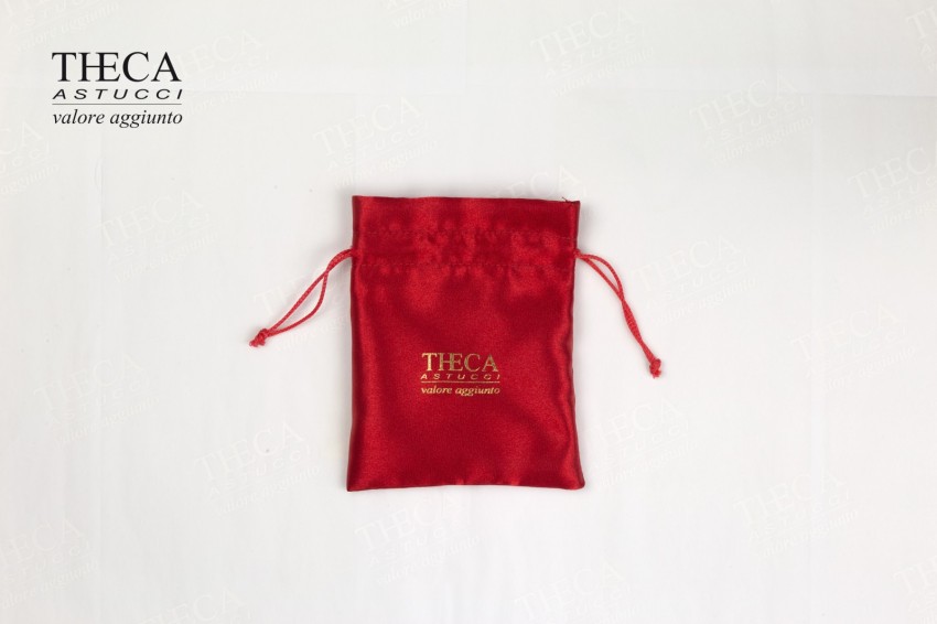 Satin bags size 105x130mm red - SRA9220 - Photo 1