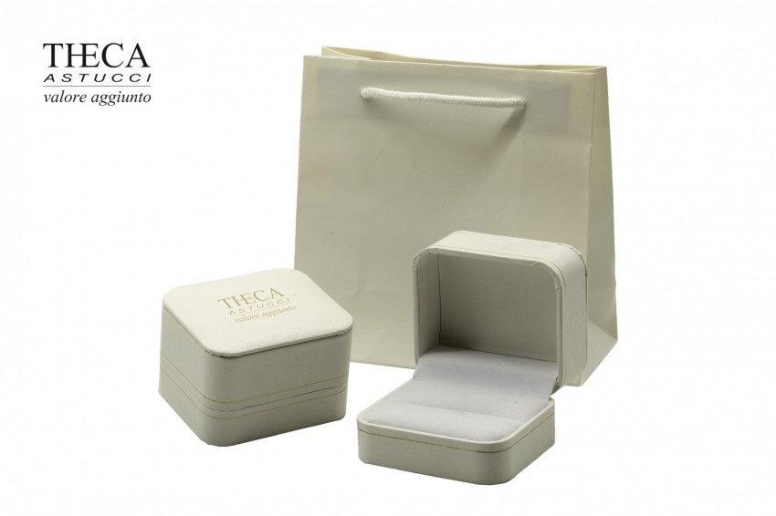 Buy One Presentation boxes Wedding Francesina wedding rings box with gift bag 75x64x46 white