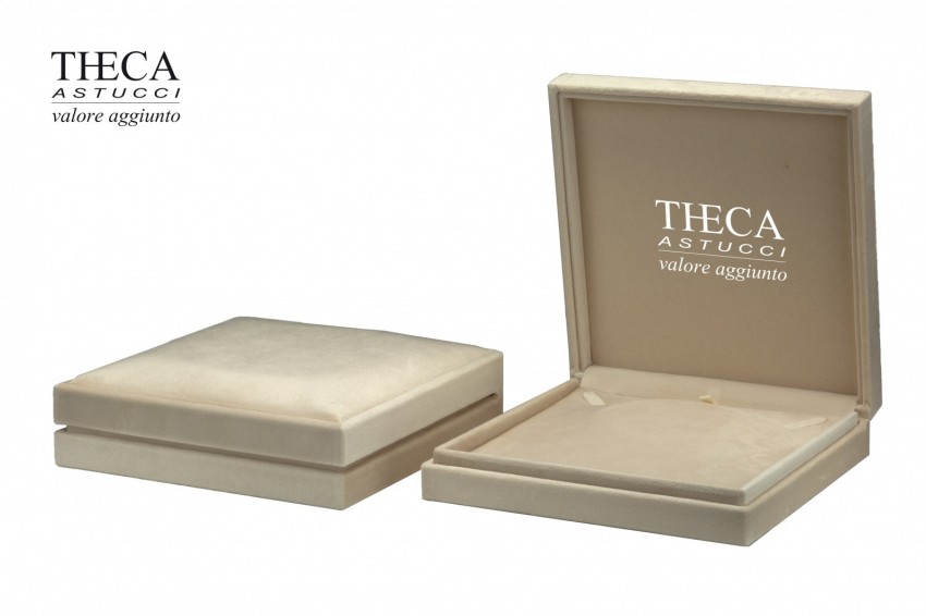 Presentation boxes Luxury presentation boxes Onice Onice presentation box for necklace 192x195x48 cream