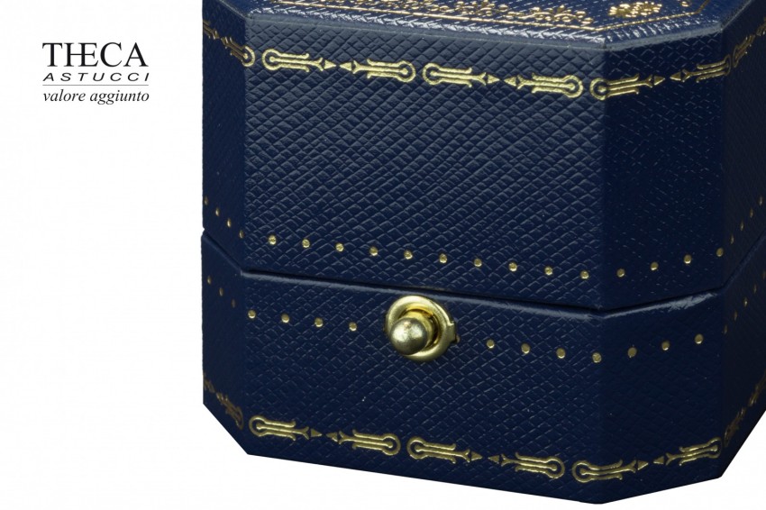 Oxford astuccio per anello 52x58x45 blu - 7080340 - Foto 4