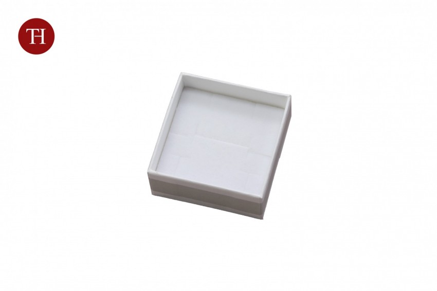 Vanity lusso scatole per bigiotteria multiuso 40x40x20 grigio - SIV1150 - Foto 4