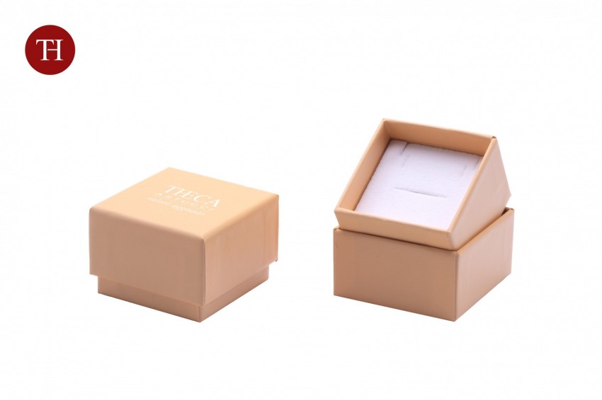 Peach fuzz presentation box for ring earrings 69x69x45(38) - PEA0525 - Photo 1