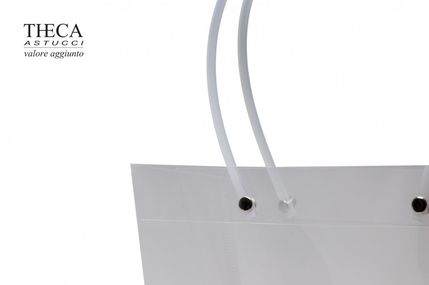 April shopper pvc trasparente 15+15x42 - 3961500 - Foto 2
