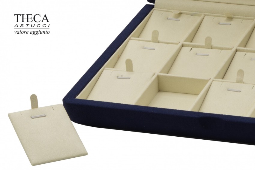 Marmotte per orecchini pendenti lusso con 15 posti 300x220x58 blu - ELE3640 - Foto 2
