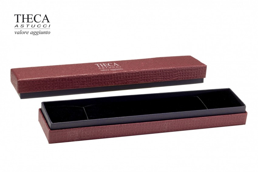 Sabra presentation box for bracelet 90x90x40 burgundy - SAB8121 - Photo 1