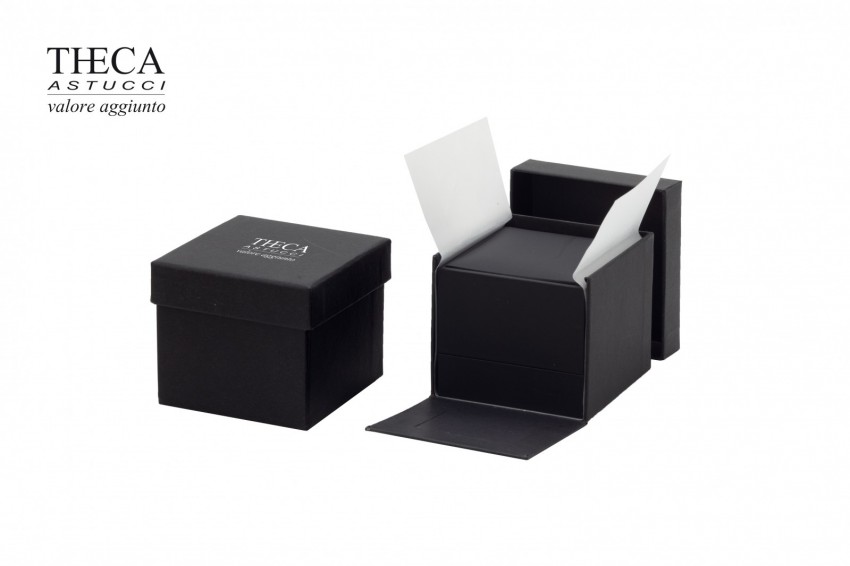 Scuro prestige presentation box for ring earrings 65x67x54 black - SCP0310 - Photo 5