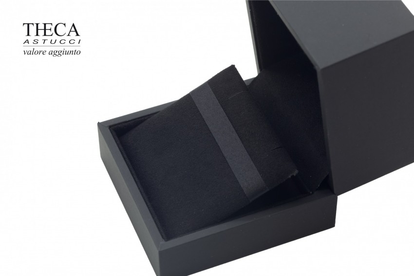Scuro prestige presentation box for ring earrings 65x67x54 black - SCP0310 - Photo 4