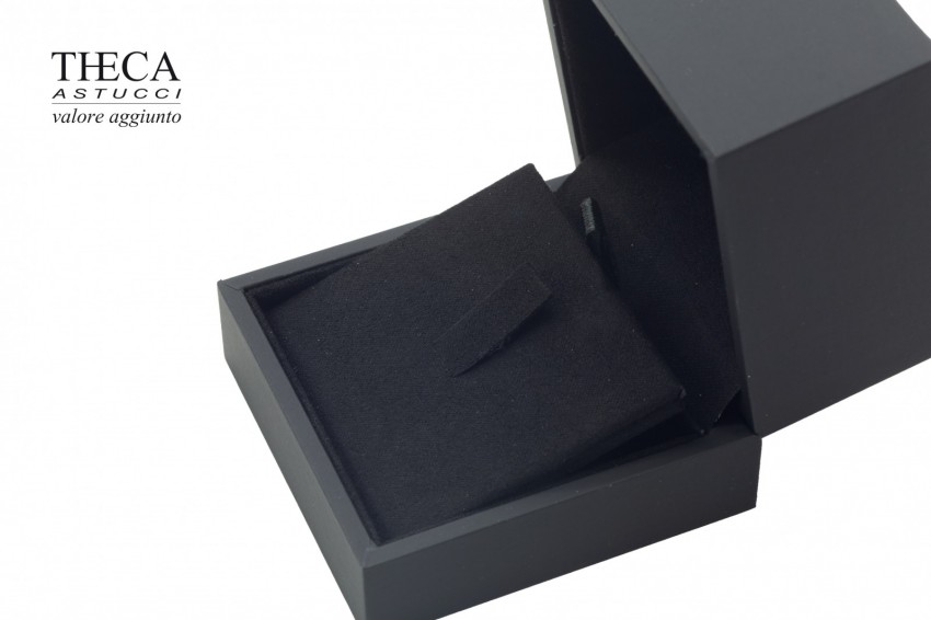 Scuro prestige presentation box for ring earrings 65x67x54 black - SCP0310 - Photo 3
