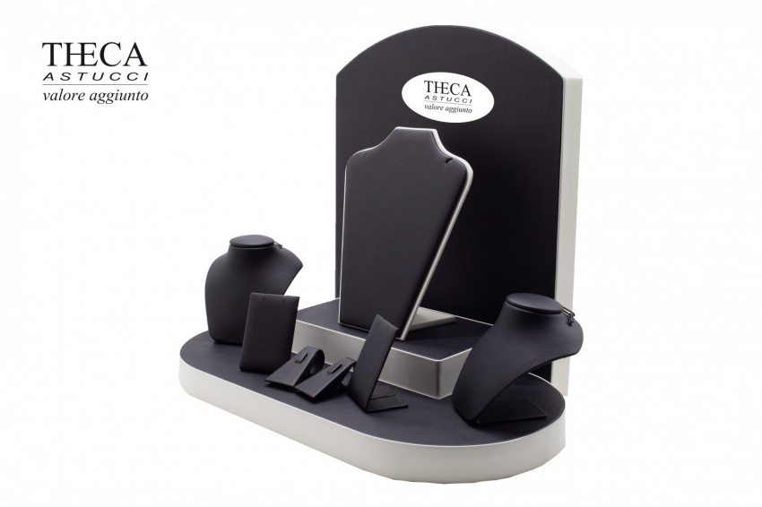 Abaco espositore per gioielli 430x245x360 nero - ATE9411 - Foto 2