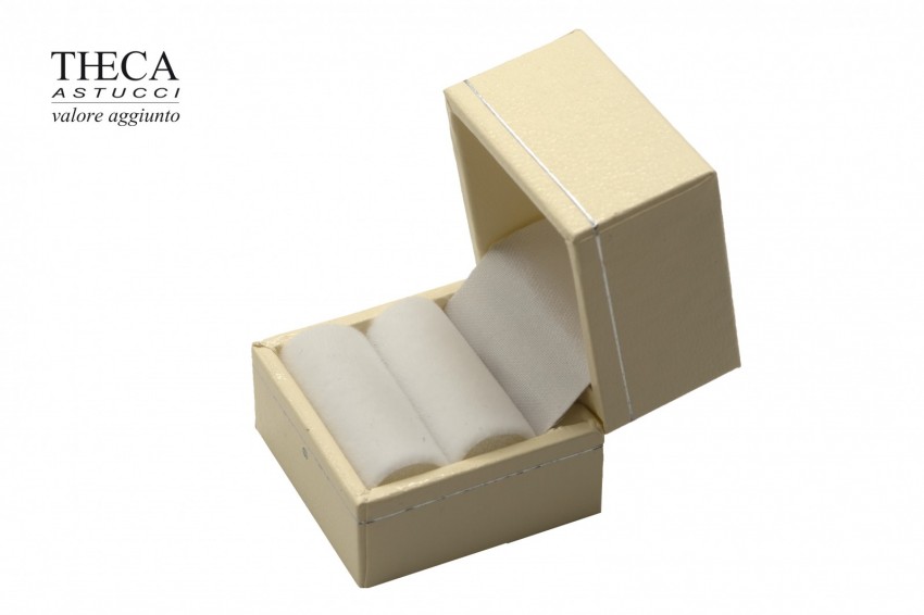 Theca presentation box for ring 33x33x33 ivory - 2100151 - Photo 2