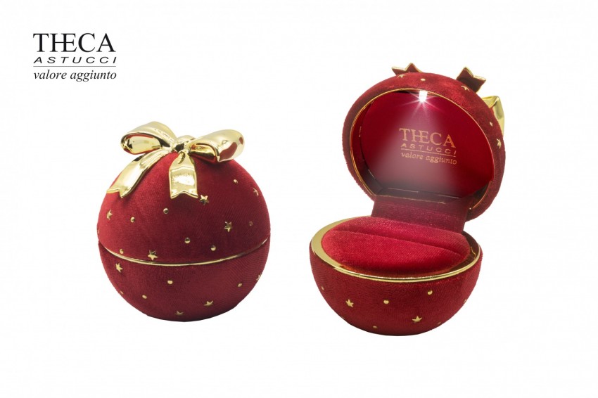 Presentation boxes Luxury presentation boxes Brillante star Brillante star presentation box for ring 70dx60 red