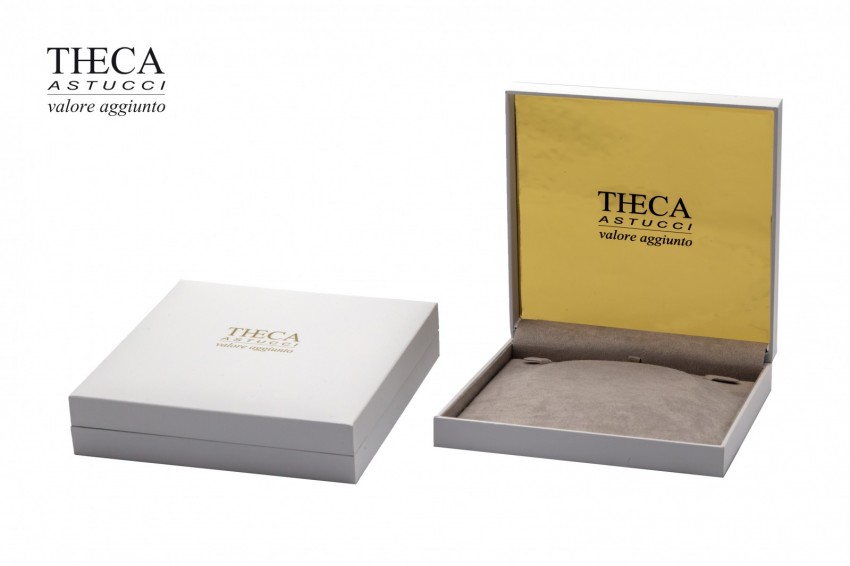 Presentation boxes Premium presentation boxes Chiara metal Chiara metal presentation box for necklace 159x159x37 white