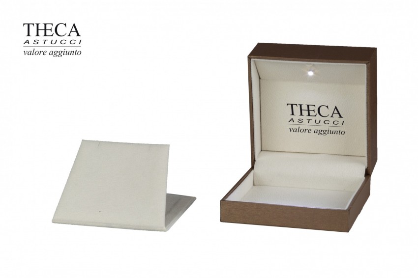 Golden presentation box for pendant earring with led light 100x100x55 - SIR3770 - Photo 2