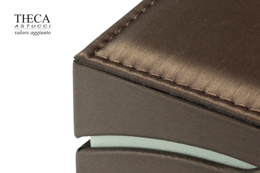 Sara astuccio per anello orecchini 70x70x50 bronzo - 4325270 - Foto 4