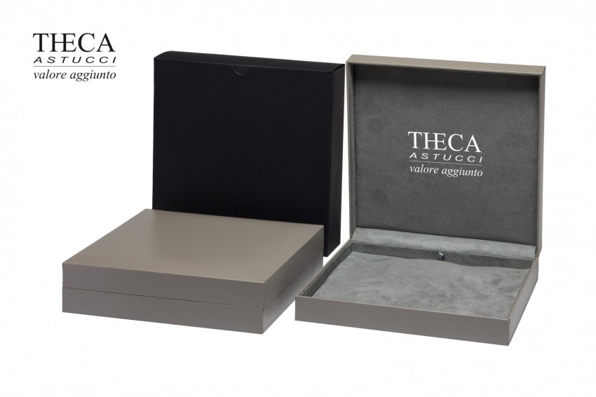 Presentation boxes Premium presentation boxes Eternelle Eternelle presentation box for necklace 210x210x52 grey