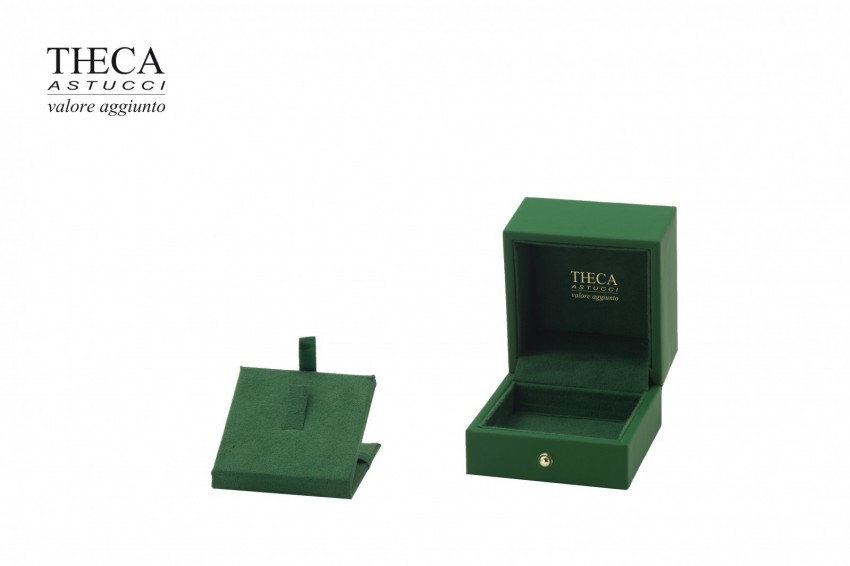 London presentation box for ring earrings 65x67x55 green - LON0460 - Photo 3