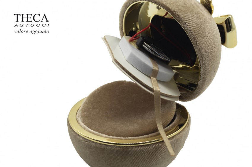 Brillante flock presentation box for earrings 70dx60 sand - BRF3050 - Photo 3