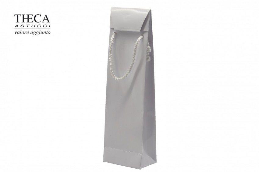Apri e chiudi shopper per gioielleria con chiusura 9,5+6x32 bianco - AEP8100 - Foto 2