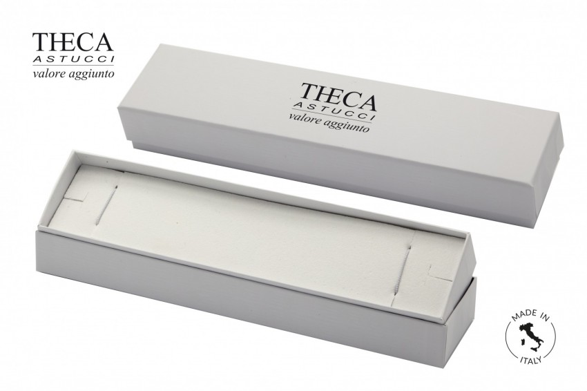 Presentation boxes Cardboard presentation boxes Chiara Chiara presentation box for bracelet 240x55x35(25) white