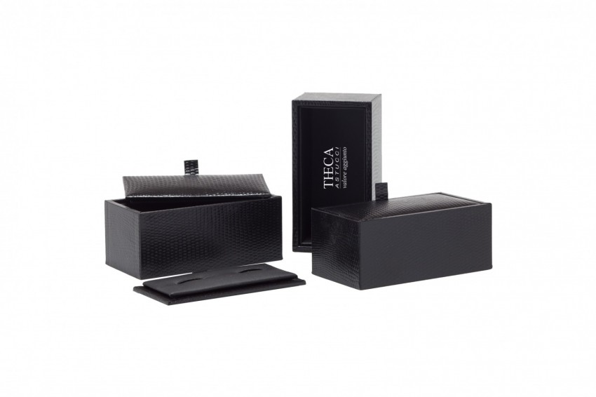 Gentleman astuccio per gemelli 84x44x34 nero - 9926210 - Foto 2