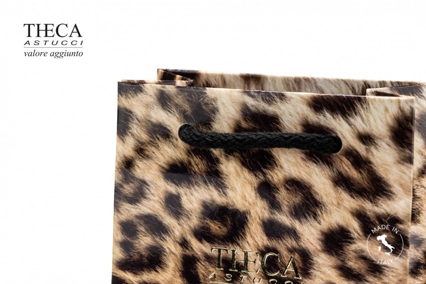 Leopard shopper per gioielleria 11+6x14 - LEO0200 - Foto 2