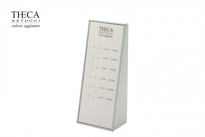 Milena supporto per collezione orecchini 75x50x180 argento - QKI3050 - Foto 1