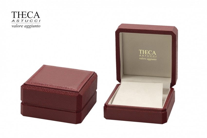 Roma astuccio per bracciale orecchini pendente 110x110x63 rosso - ROM3720 - Foto 5