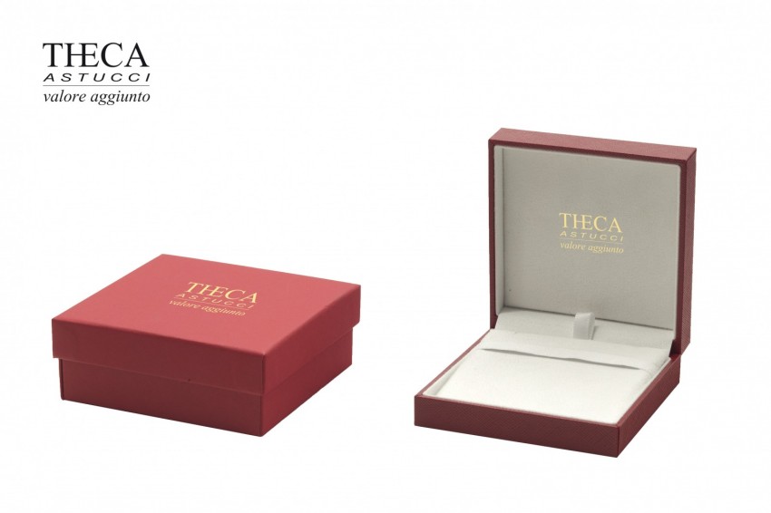Theca lusso presentation box for pendant earrings 90x87x32 red - R343720 - Photo 1