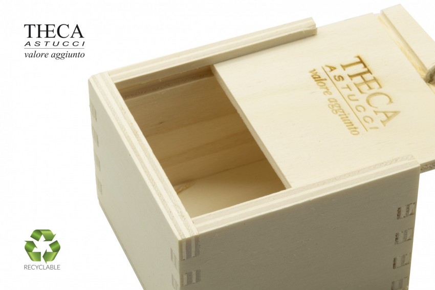 Natural wood presentation box universal 70x70x50 - NAT0157 - Photo 2
