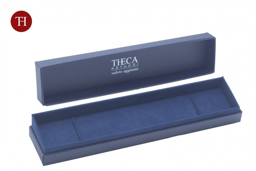 Diamante lusso astuccio e shopper per bracciale 223x48x40 blu - BUL8140 - Foto 3