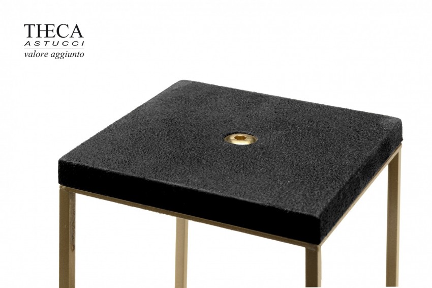 Bella jewelry display base 90x90x100 brass - black - BEL1610 - Photo 2