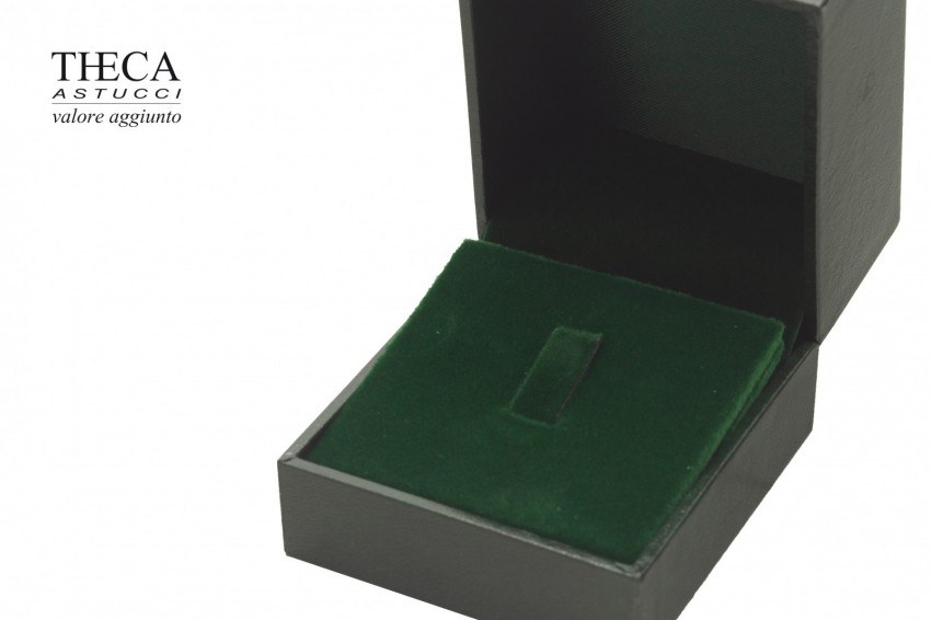 Theca british style presentation box for ring earrings 60x65x52 green - THV0460 - Photo 5