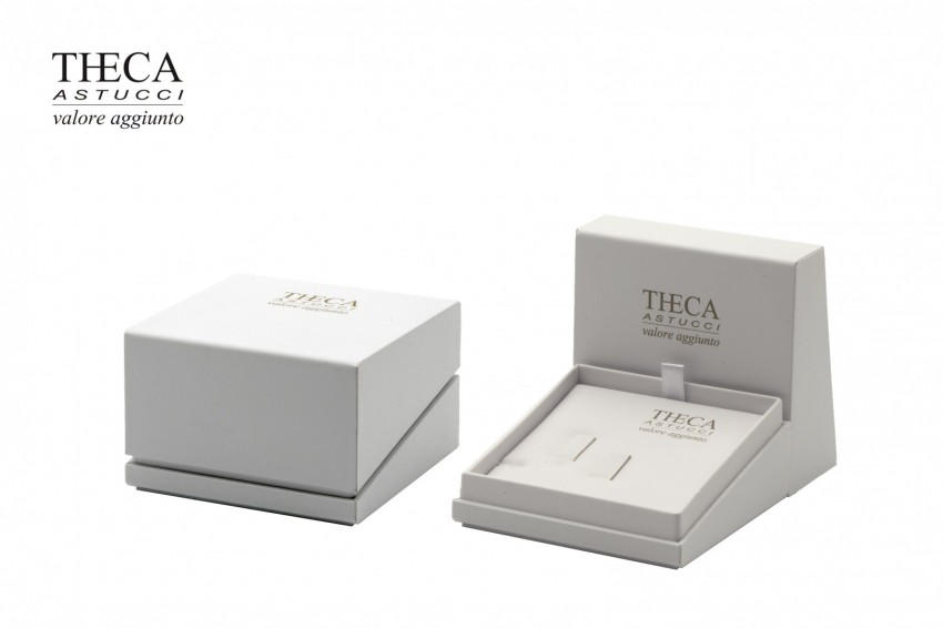Box with dedication Presentation boxes Wedding Just married wedding ring box 100x100x60 white