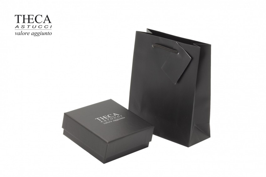 Presentation boxes Presentation boxes with gift bags Notte Notte presentation box with gift bag for pendant bangle 95x95x39