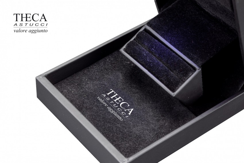 Solitario presentation box for ring 70x82x30 black - FID0210 - Photo 2