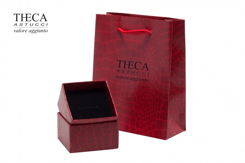 Gator presentation box with gift bagfor ring 60x60x45 red - 9500321 - Photo 3