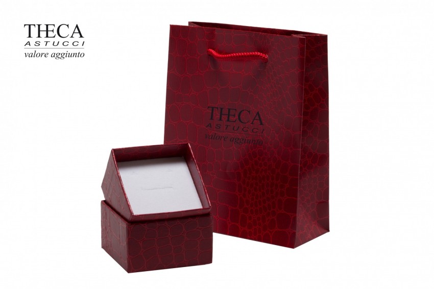 Gator presentation box with gift bagfor ring 60x60x45 red - 9500321 - Photo 2