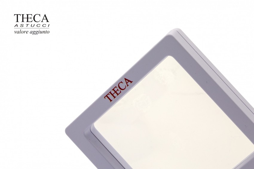 Monete twin astuccio per moneta con finestra e stativo 69x69x12 - MOT1450 - Foto 3