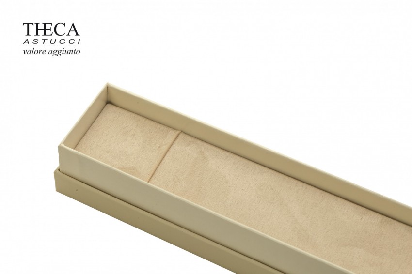 Vanity top presentation box with gift bag for bracelet 225x46x42 cream - STO8156 - Photo 2