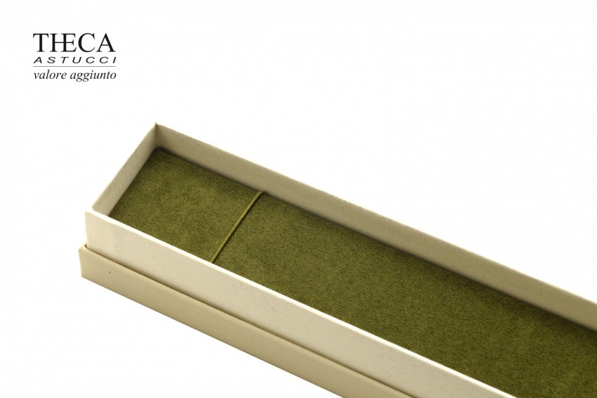 Vanity top presentation box with gift bag for bracelet 225x46x42 cream - STO8156 - Photo 3