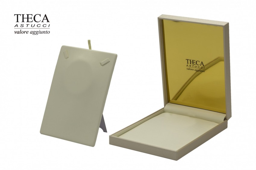 Atlas gold presentation box for necklace 160x221x40 cream - WOW4851 - Photo 2