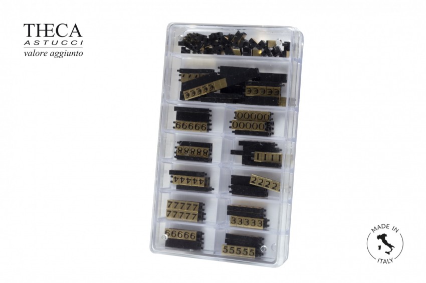Snap segnaprezzi componibili oro numeri nero - 9SP5681 - Foto 2