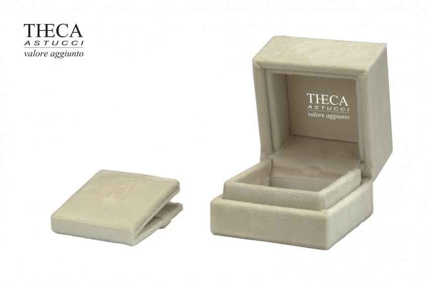 Onyx presentation box for ring earring 68x68x58 cream - HO10555 - Photo 2