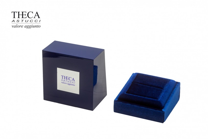 Oceano presentation box for ring 92x92x75 navy - SPE0440 - Photo 1
