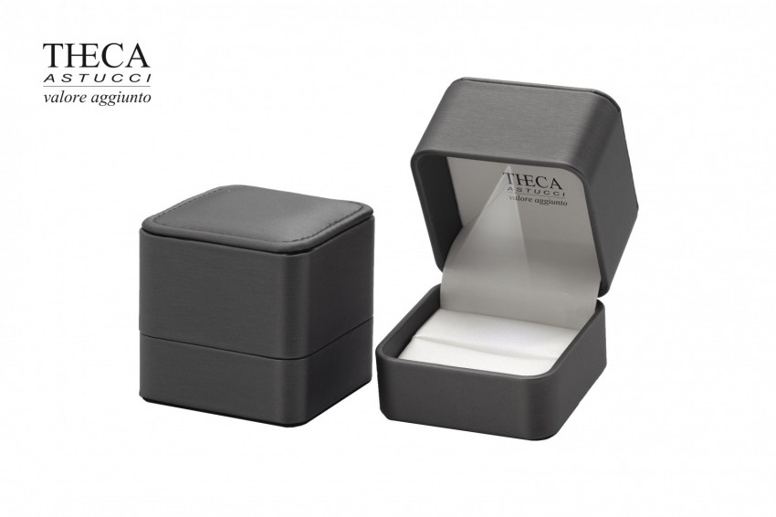 Clara presentation box for ring earring with led 72x74x74 grey - CLA0330 - Photo 1